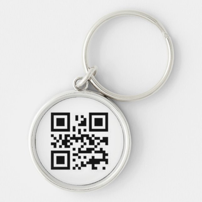 QR-code for love Key Ring (Front)