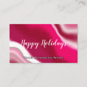QR Code Fun Happy Holidays Business Promotion Gift Card