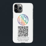 QR Code Generator & Business Logo Modern Minimal iPhone 11Pro Case<br><div class="desc">Share any website with a stylish custom QR code and logo iPhone 11Pro Case. To create your own QR code using the generator, simply type the website URL into the template. All wording is simple to personalise or delete, and the colours, fonts and logo transparency are easy to change with...</div>
