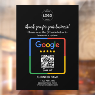 Qr Code Google Reviews Business Logo