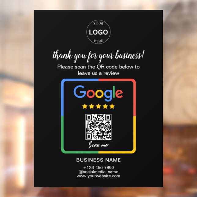 Qr Code Google Reviews Business Logo (Sheet 2)