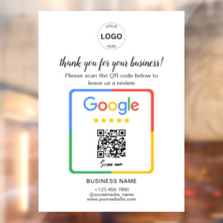 Qr Code Google Reviews Business Logo