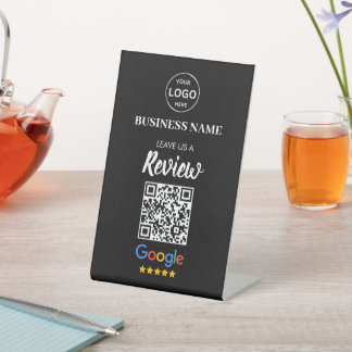 Qr Code Google Reviews Business Review Pedestal Sign