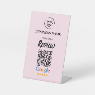 Qr Code Google Reviews Business Review Pedestal Sign