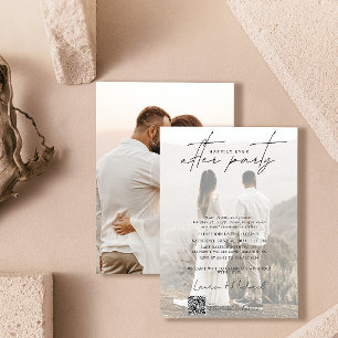 QR Code Happily Ever After Party 2 Photo Announcement