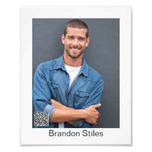 QR Code Headshots for Castings 8x10 Acting Prints