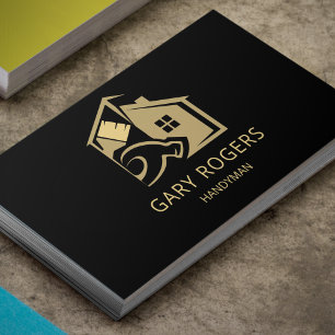 QR Code Home Repair Handyman Business Card