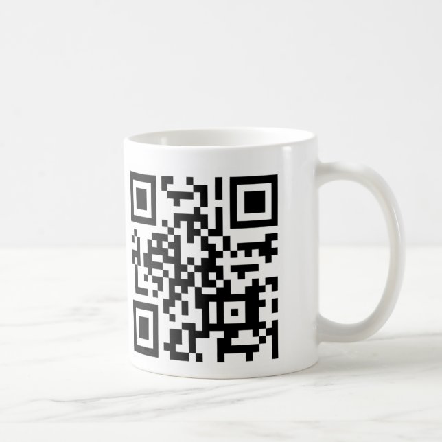 QR Code How Now Brown Cow? Coffee Mug (Right)