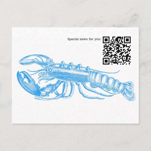 QR Code Hummer Postcard (Front)
