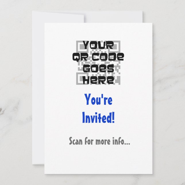QR Code Invite (Front)