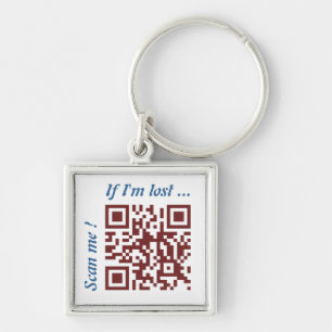 QR Code Key Ring