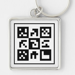 qr code key ring