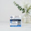 QR code Logo Appliance Repair Maintenance Contact Square Business Card ...