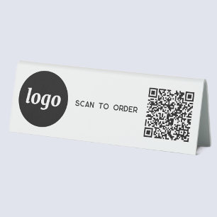 QR Code Logo Business Scan to Order