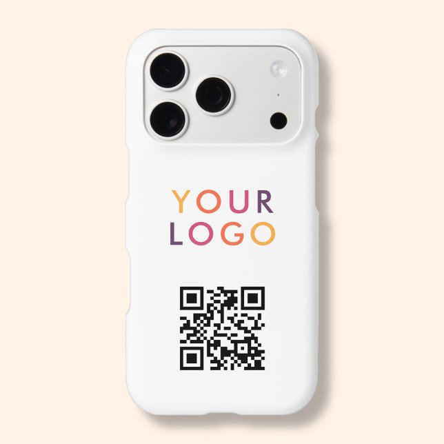 QR Code Logo Business Simple White (Creator Uploaded)