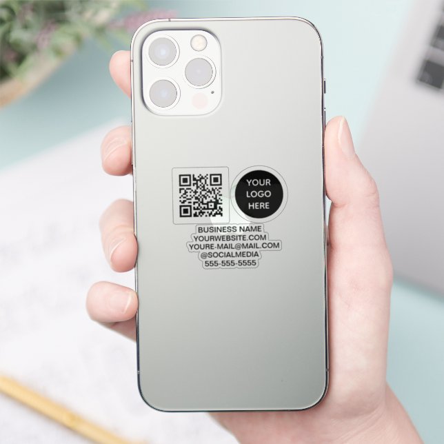 QR Code Logo Vinyl Business Company  (Phone)