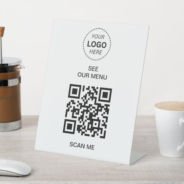 QR Code Menu | Create Your Own Contactless Modern Pedestal Sign (In SItu)