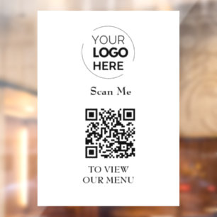 QR Code Menu   Logo White Contactless Modern