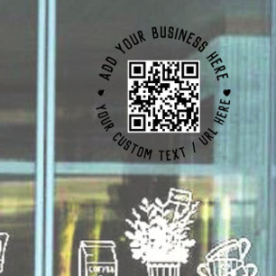 QR Code   Minimalist Simple Business Scannable Win