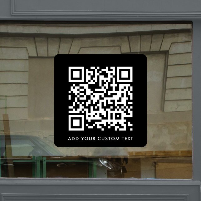 QR Code | Modern Black Stylish Scannable (Creator Uploaded)