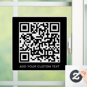 QR Code Modern Black Stylish Scannable