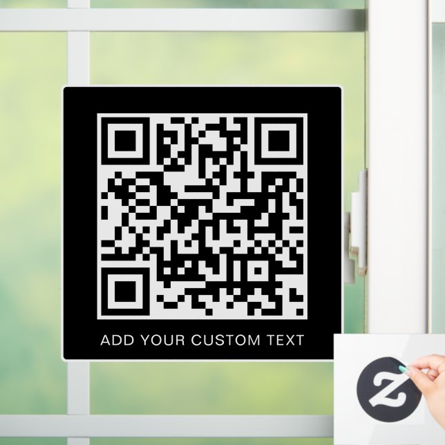 QR Code Modern Black Stylish Scannable (Home)
