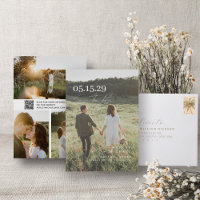 QR Code Modern Typography Elegant Overlay 4 Photo
