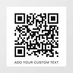 QR Code Modern white Stylish Scannable