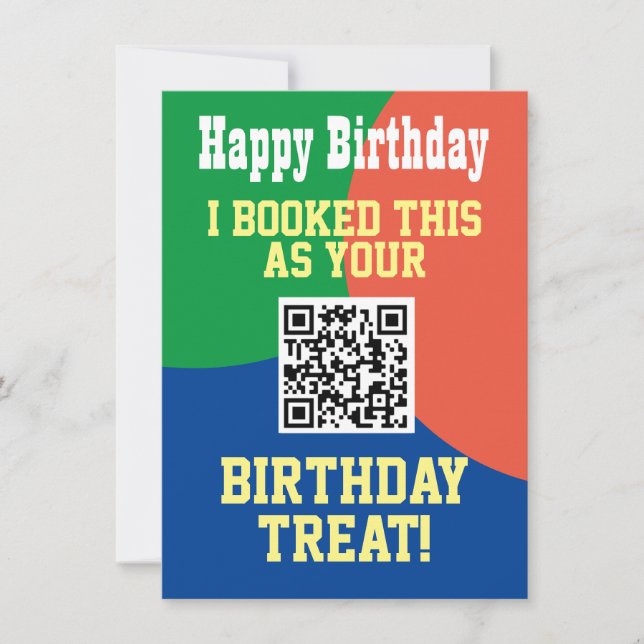 QR Code on a Card (Front)