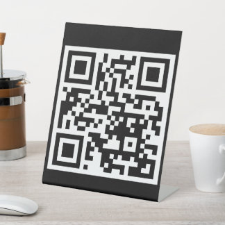 QR Code Only 8"x10" Pedestal Sign
