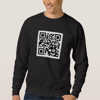 QR Code Only Men's Basic Sweatshirt