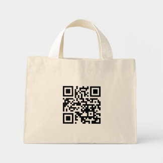 QR Code Only Tiny Tote