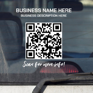 QR Code Opaque Business Car Truck
