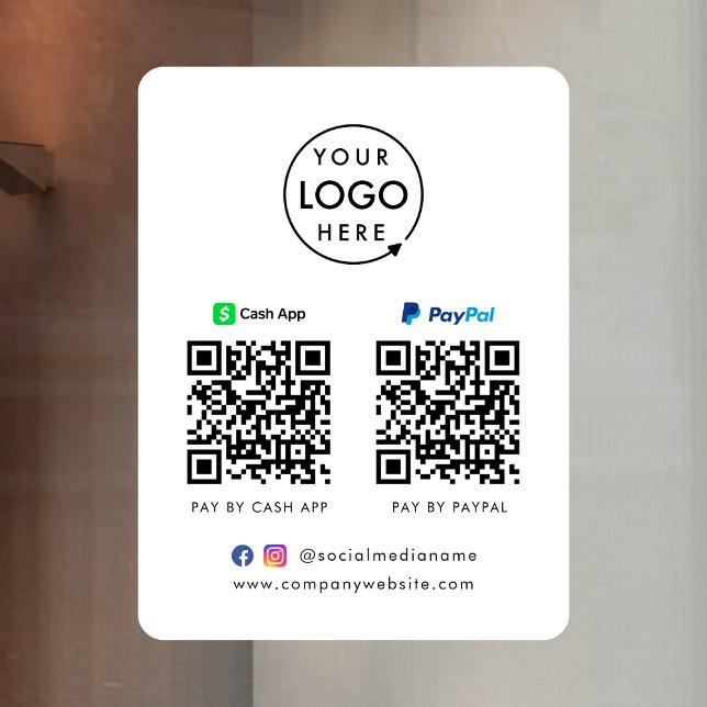 QR Code Payment | CashApp Paypal Scan to Pay Logo (Creator Uploaded)