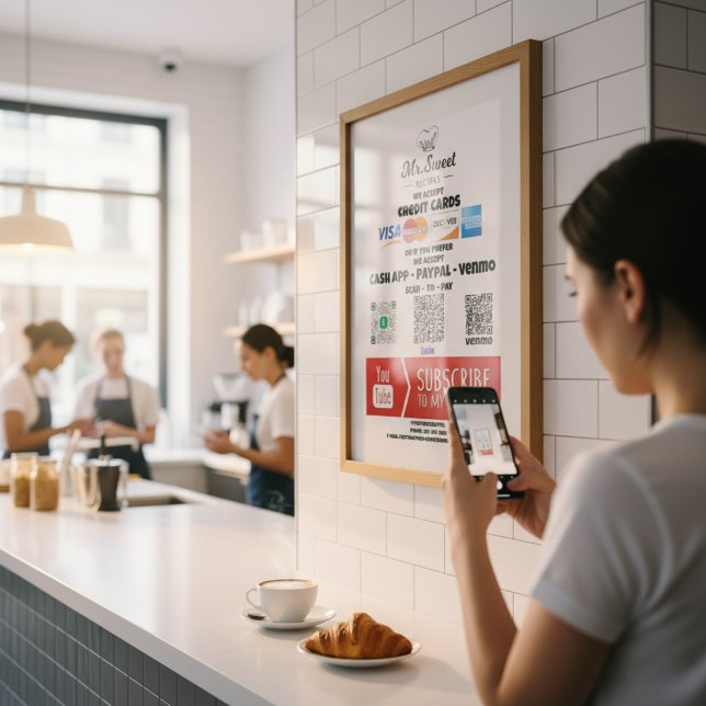 QR Code Payment Process Made Easy Poster (QR Code Payment Process Made Easy Poster)