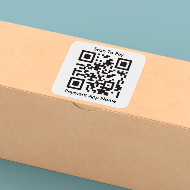 QR Code Payment Square Sticker (Creator Uploaded)