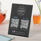 QR Code Payment | Venmo Paypal Scan to Pay Black