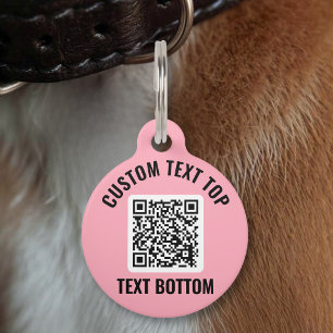 QR Code Pet ID Tag