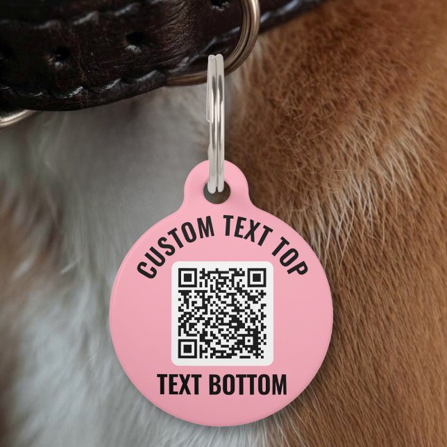 QR Code Pet ID Tag (Creator Uploaded)
