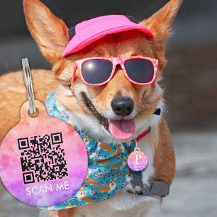 QR Code Pet Tag
