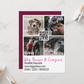 QR-Code Photo Great Dane   Invitation