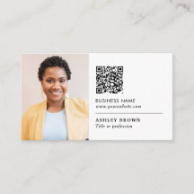 QR code professional networking real estate agent 