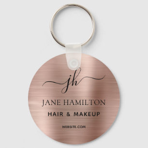 QR Code Promotional Business Name Key Ring