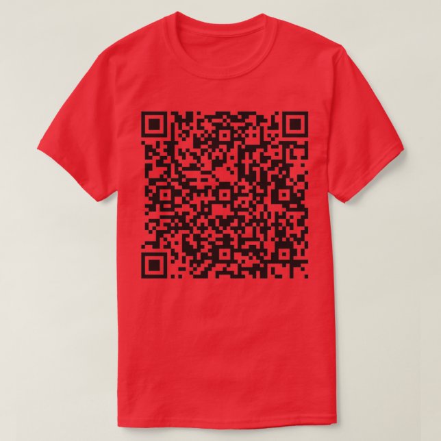 QR Code Quote Technological progress T-Shirt (Design Front)