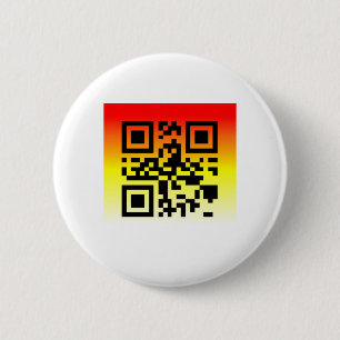 QR Code® Saying: CONGRATULATIONS 6 Cm Round Badge