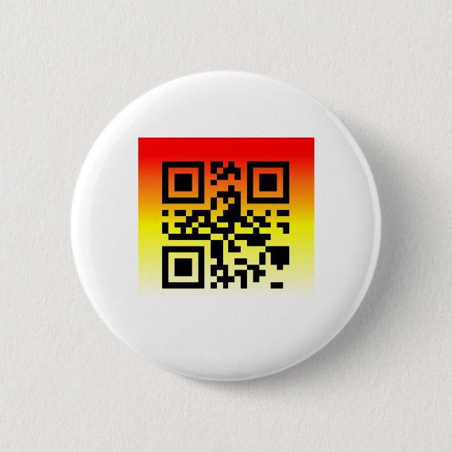 QR Code® Saying: CONGRATULATIONS 6 Cm Round Badge (Front)