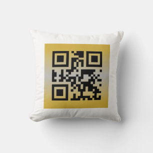 QR Code® Saying: HAPPY ANNIVERSARY Cushion