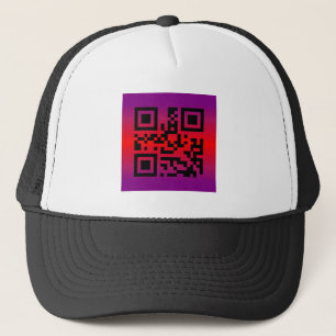 QR Code® Saying: HAPPY EASTER Trucker Hat