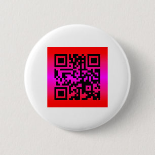QR Code® Saying: HAPPY MOTHER’S DAY 6 Cm Round Badge