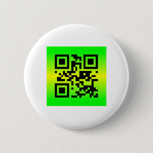 QR Code® Saying: HAVE A GREAT DAY 6 Cm Round Badge